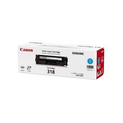 Canon Cartridge-318C Fax Cartridge (Cyan) for LBP-7200C / MF8350 碳粉 #CARTRIDGE318C-2 [香港行貨]