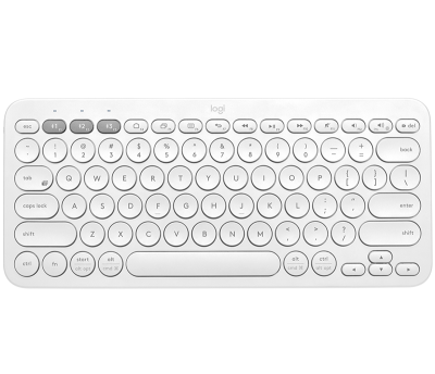 Logitech K380 MULTI-DEVICE 跨平台藍牙鍵盤 (WHITE) - 中文版 #LGTK380WH [香港行貨] (1年保養)