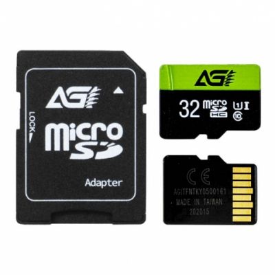 AGI TF138 UHS-I U1 Class 10 MicroSDHC 記憶卡 32GB #UHS-1-32GB [香港行貨]