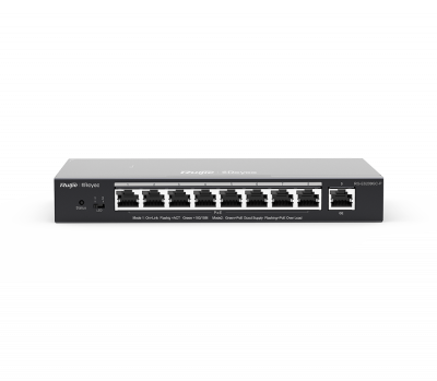 Ruijie RG-ES200 Series 9Port Gigabit 120W POE+ Switch 桌上型交換器 #RG-ES209GC-P [香港行貨]