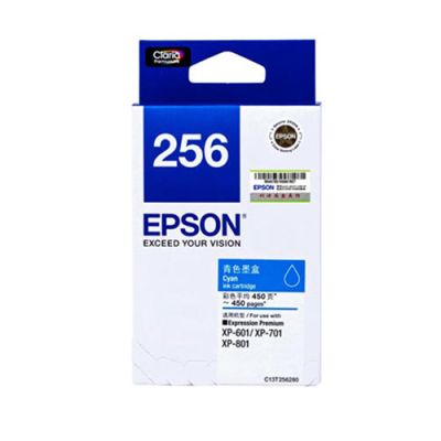 Epson C13T256280 Cyan Ink For XP-601 / 621 / 701 / 801 / 821 墨盒 [香港行貨] #T256280