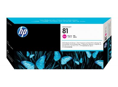 HP 81 Magenta Dye Printhead and Cleaner for DSJ 5000/5500 C4952A