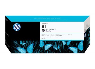 HP 81 Black Dye Ink Cartridge for DSJ 5000/5500 C4930A