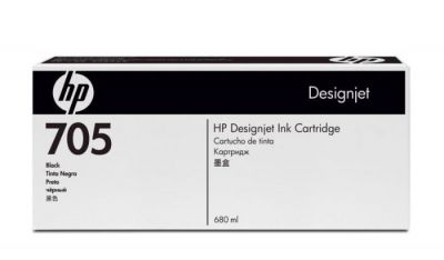 HP 705 680-ml Black ink Cartridge CD959A