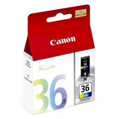 Canon CLI-36 Color Ink for Pixma Mini260/ IP 100/100B (3mlx4) 墨盒 #4960999391687 [香港行貨]