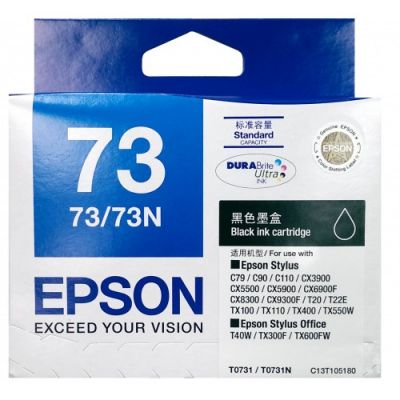 EPSON T105180 BLACK INK FOR T20/TX400 墨盒 [香港行貨] #6937942604758