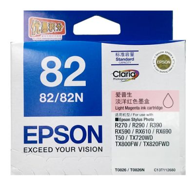 Epson C13T112680 Light Magenta Ink For TX800 墨盒 [香港行貨] #T112680