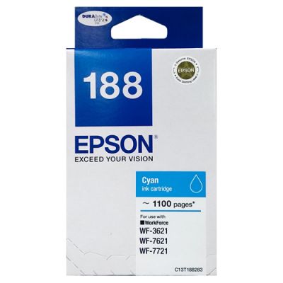 Epson C13T188283 Cyan Ink For WF-3621 / 7621 / 7721 墨盒 [香港行貨] #T188283