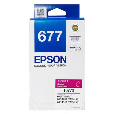 Epson C13T677380 Magenta Ink For WP-4011 / 4531 墨盒 [香港行貨] #T677380-2