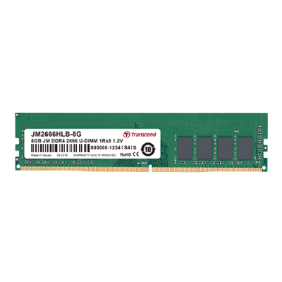 TRANSCEND 8GB DDR4-2666 PC RAM 桌上型電腦記憶體 #JM2666HLB-8G [香港行貨]