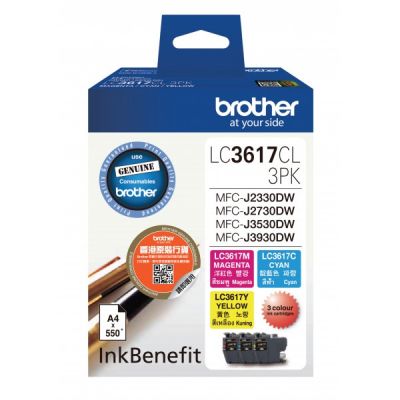 BROTHER LC3617CL3PK Ink cartridg (C/M/Y) Color Set