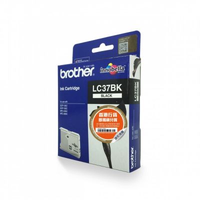 BROTHER LC37BK INK CARTRIDGE (BK) 墨盒 #LC37BK-2 [香港行貨]