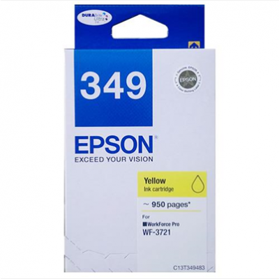 Epson Yellow Ink For WF-3721 墨盒 [香港行貨] #C13T349483