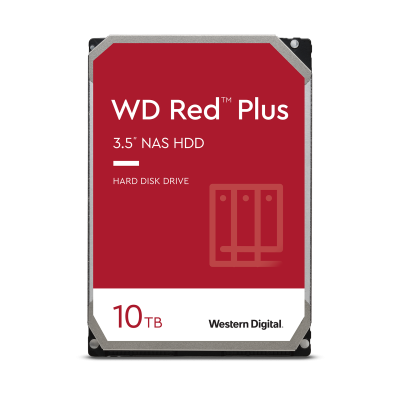 WD 3.5" RED PLUS 10TB HDD NAS 硬碟 #WD101EFBX [香港行貨]