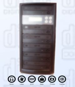 FEC-PRO 1 To 11 DVD Duplicator (With 2TB Harddisk) #FECDVD11 [香港行貨]