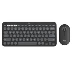 Logitech Pebble 2 Combo Wireless keyboard mouse English Black 無線纖薄鍵鼠套裝 (美式英文) 黑色 #LGTPEBBLE2BK [香港行貨]