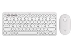 Logitech Pebble 2 Combo Wireless keyboard mouse English White 無線纖薄鍵鼠套裝 (美式英文) 白色 #LGTPEBBLE2WH [香港行貨]