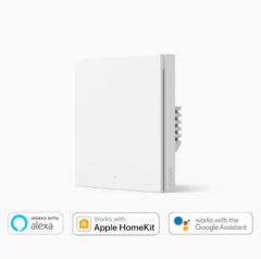 Aqara 智能牆壁開關 H1 EU Smart Wall Switch H1 EU（No Neutral, Single Rocker）（單火線 單鍵版）[香港行貨]