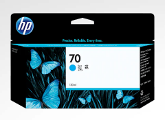 HP 70 Cyan 130 ml Ink Cartridge C9452A