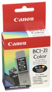 CANON BCI-21 COLOR INK FOR BJC 2000/4000/5000/5100/5500 #4960999869353 [香港行貨]