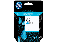 HP 82 28-ml Cyan Ink Cartridge CH566A