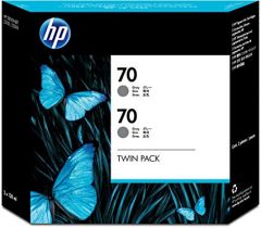 HP 70 Gray 130 ml Crtg Twin Pack Use in DesingJet printers CB341A