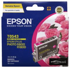 EPSON T0543 MAGENTA INK FOR PHOTO R800/1800 墨盒 [香港行貨] #0010343604940