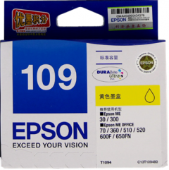 Epson C13T109483 Yellow Ink For 510, 650 墨盒 [香港行貨] #T1094