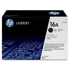 HP 16A Black Toner Cartridge for LaserJet 5200 Series (12000 pages) 碳粉 #Q7516A-2